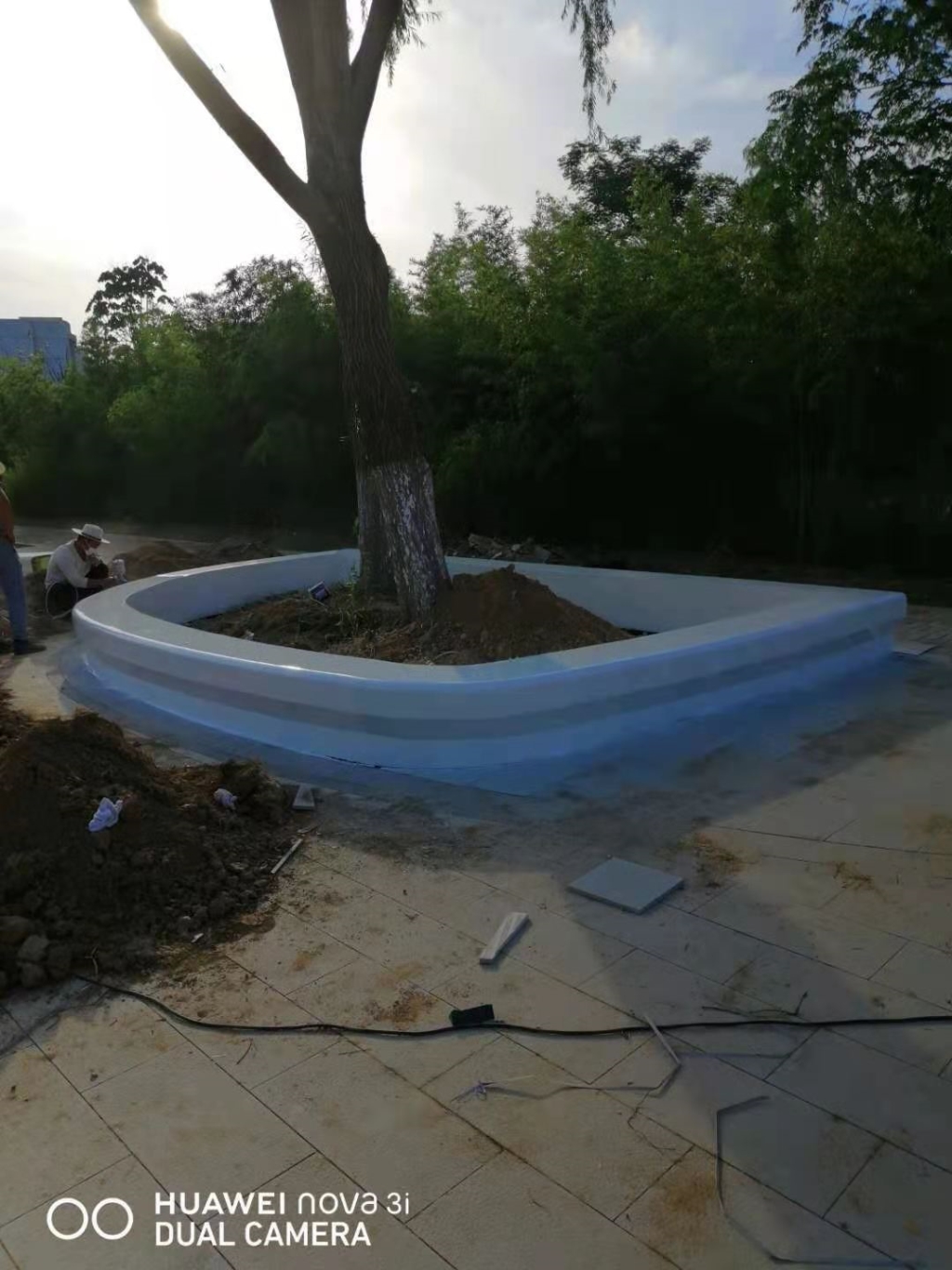 玻璃鋼座椅、圍樹椅